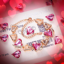Load image into Gallery viewer, "Heart of an Angel" Bracelet with Crystals from Swarovski