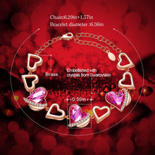 Load image into Gallery viewer, &quot;Heart of an Angel&quot; Bracelet with Crystals from Swarovski