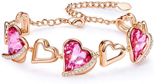 Load image into Gallery viewer, &quot;Heart of an Angel&quot; Bracelet with Crystals from Swarovski