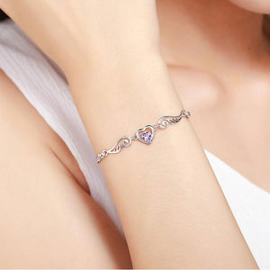 Crystal Angel Wings Bracelet